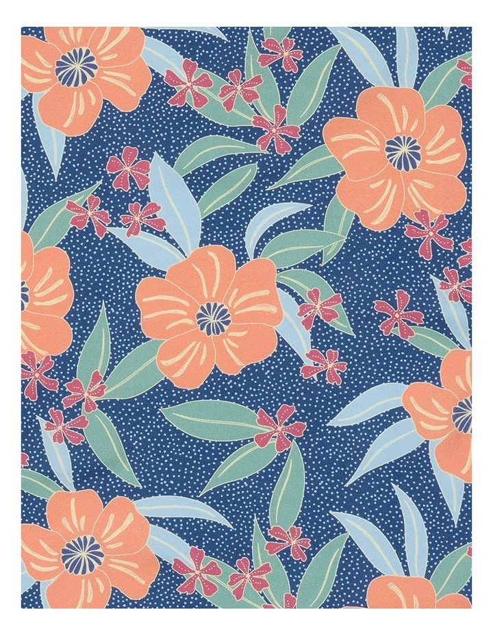 Hana Pocket Square in Navy image 3
