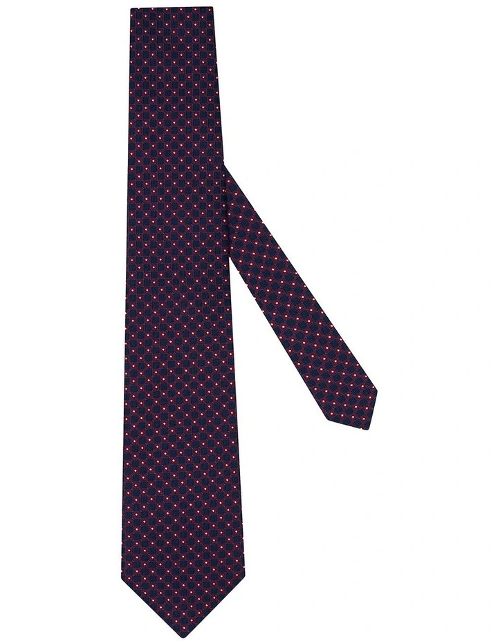 Harlow Tie in Navy Red image 1