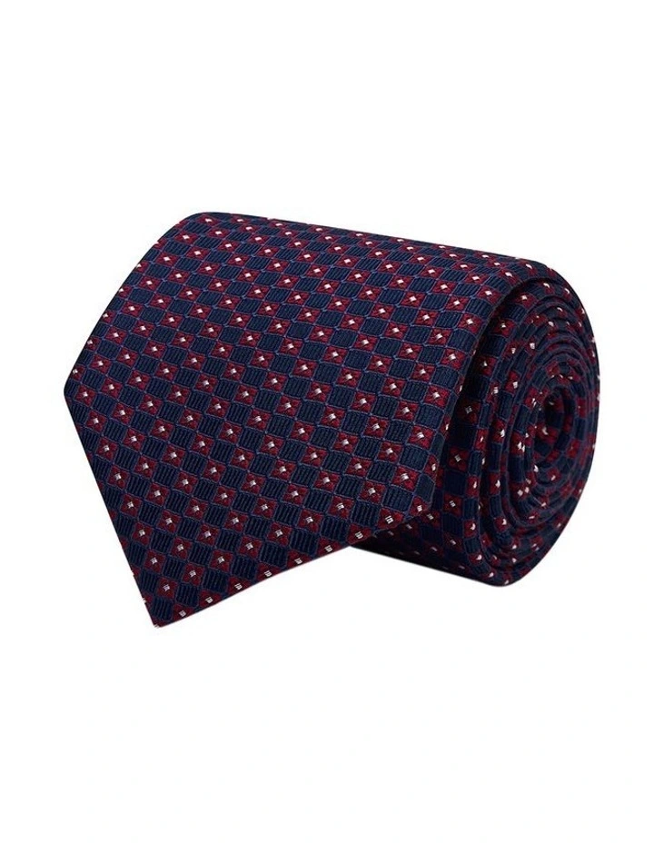Harlow Tie in Navy Red image 3