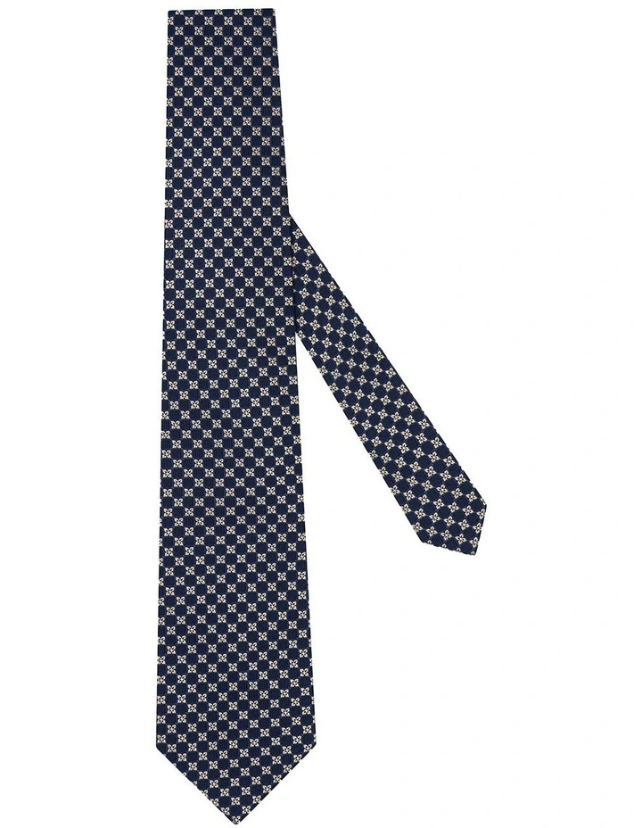 Harlow Tie in Navy Sand Dune image 1