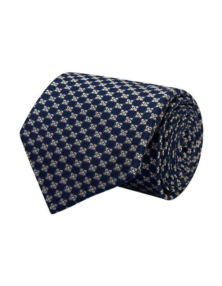 Harlow Tie in Navy Sand Dune image 3