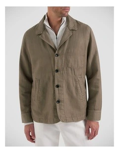 Henry Worker Jacket In Stone