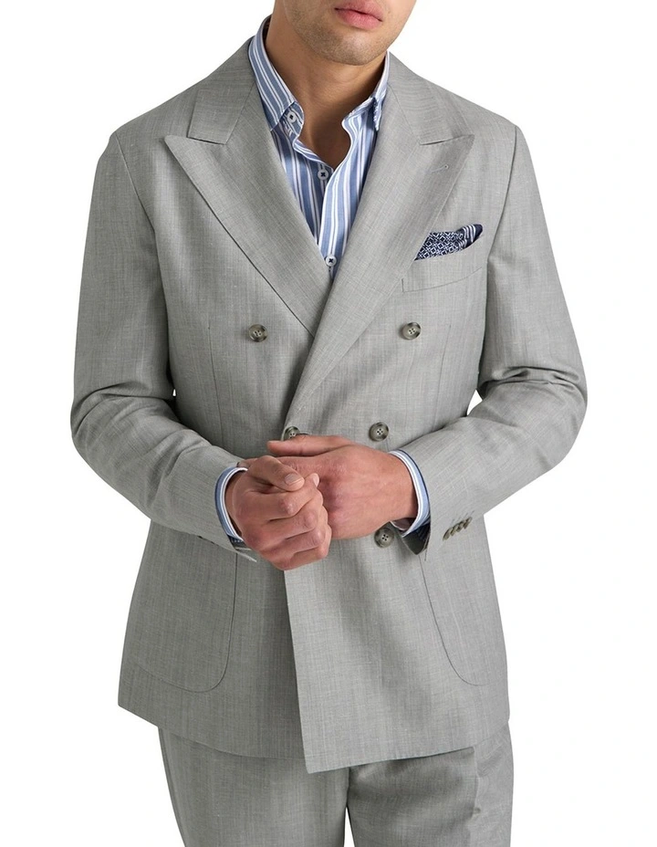 Hutchins DB Jacket in Light Grey image 1