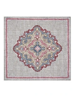 Lanzo Pocket Square In Grey Multi