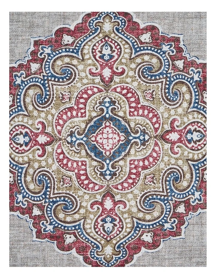 Lanzo Pocket Square In Grey Multi image 3
