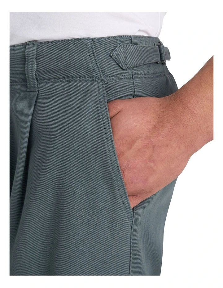 Marlon Side Tab Chino Pant in Green image 4