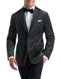 Mercury Velvet Jacket in Dark Pewter