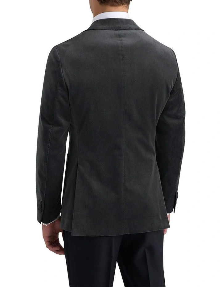 Mercury Velvet Jacket in Dark Pewter image 3