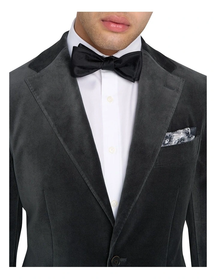 Mercury Velvet Jacket in Dark Pewter image 5