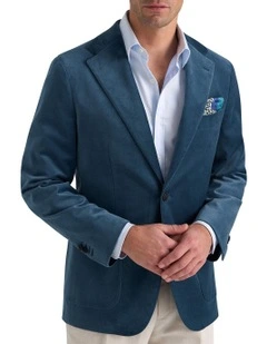 Mercury Velvet Jacket in Denim