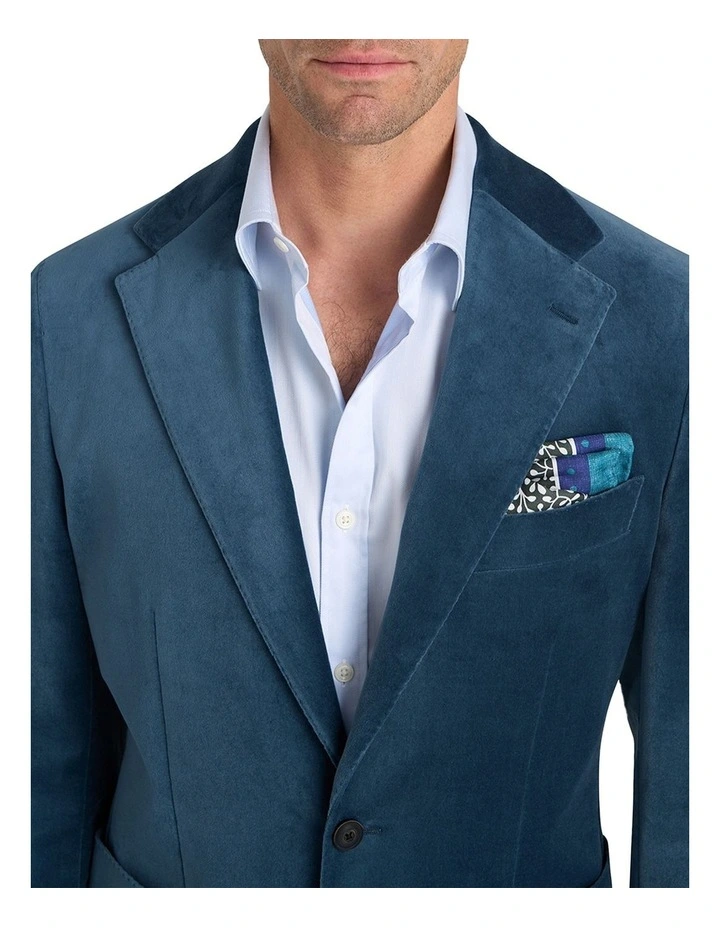 Mercury Velvet Jacket in Denim image 5