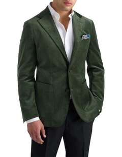 Mercury Velvet Jacket in Seagreen