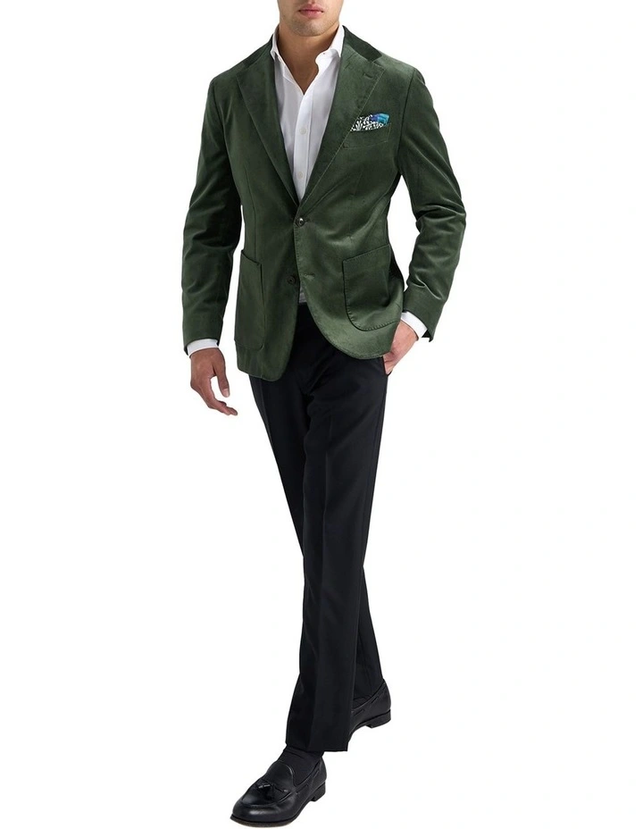 Mercury Velvet Jacket in Seagreen image 2