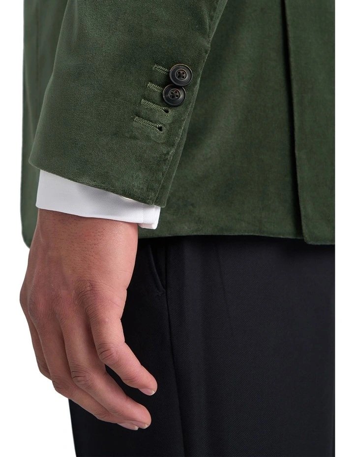 Mercury Velvet Jacket in Seagreen image 6