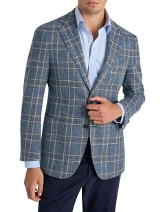 Morelli Jacket in Blue Brown