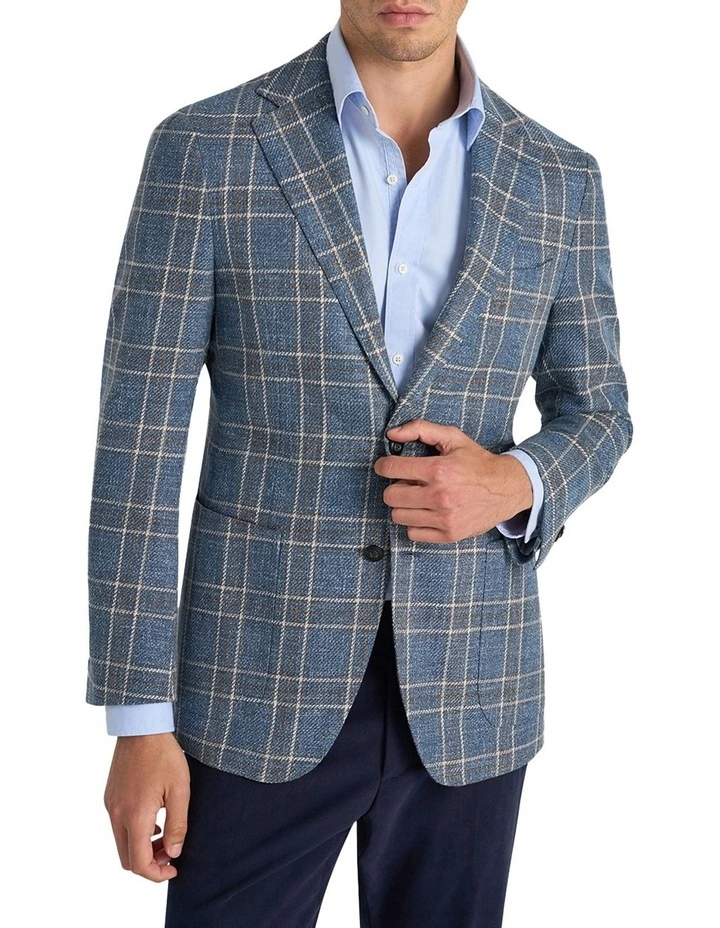 Morelli Jacket in Blue Brown image 1