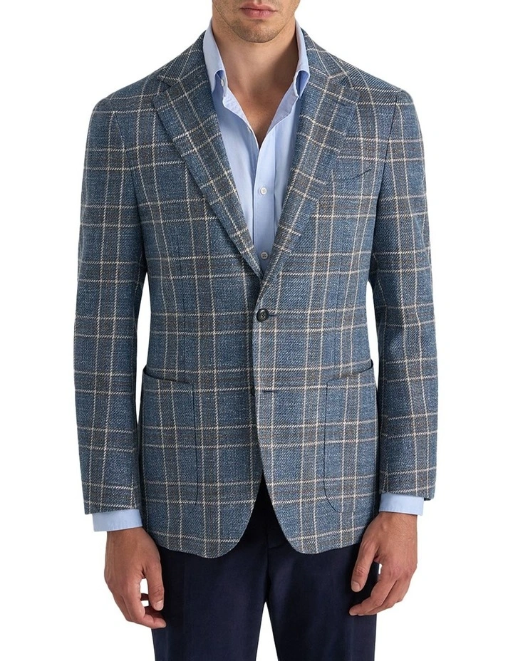Morelli Jacket in Blue Brown image 4