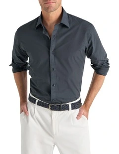 Newman Shirt in Carbon
