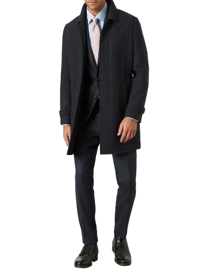 Balfour Coat in Navy image 2