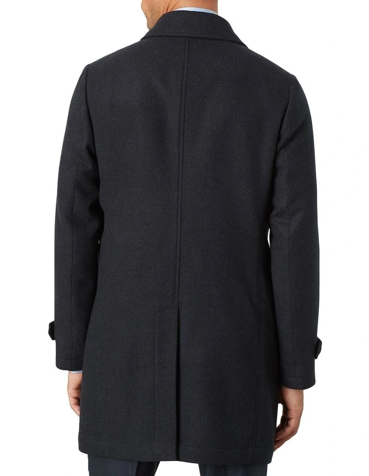 Balfour Coat in Navy image 3