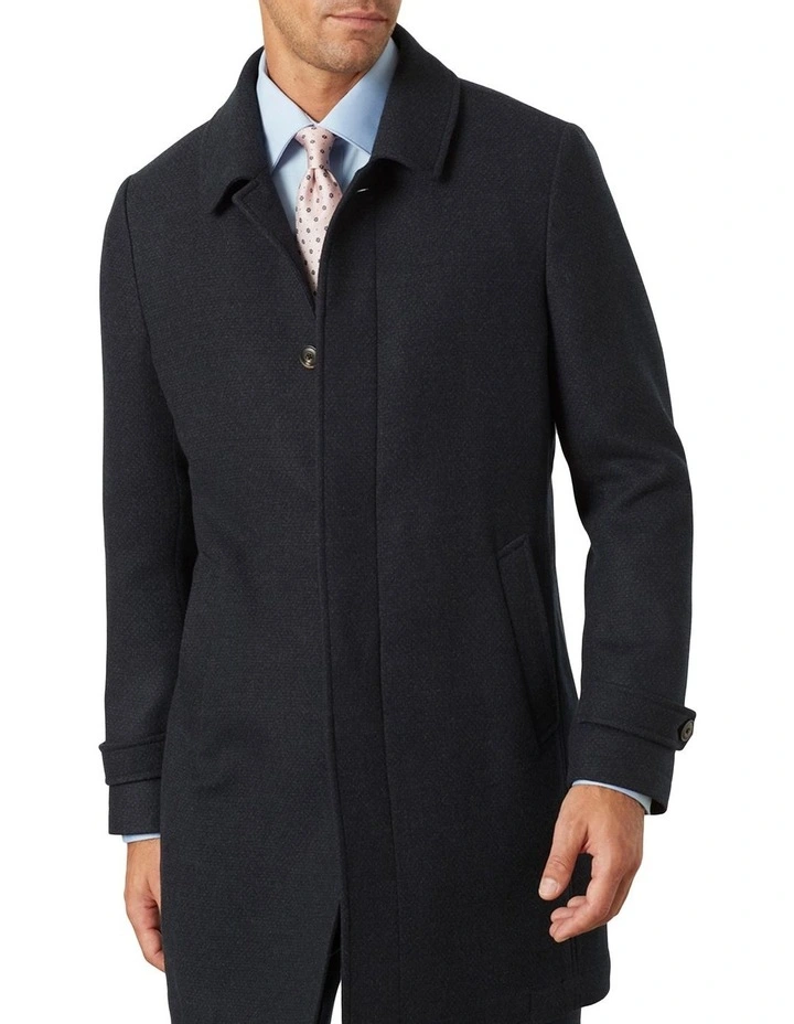 Balfour Coat in Navy image 4