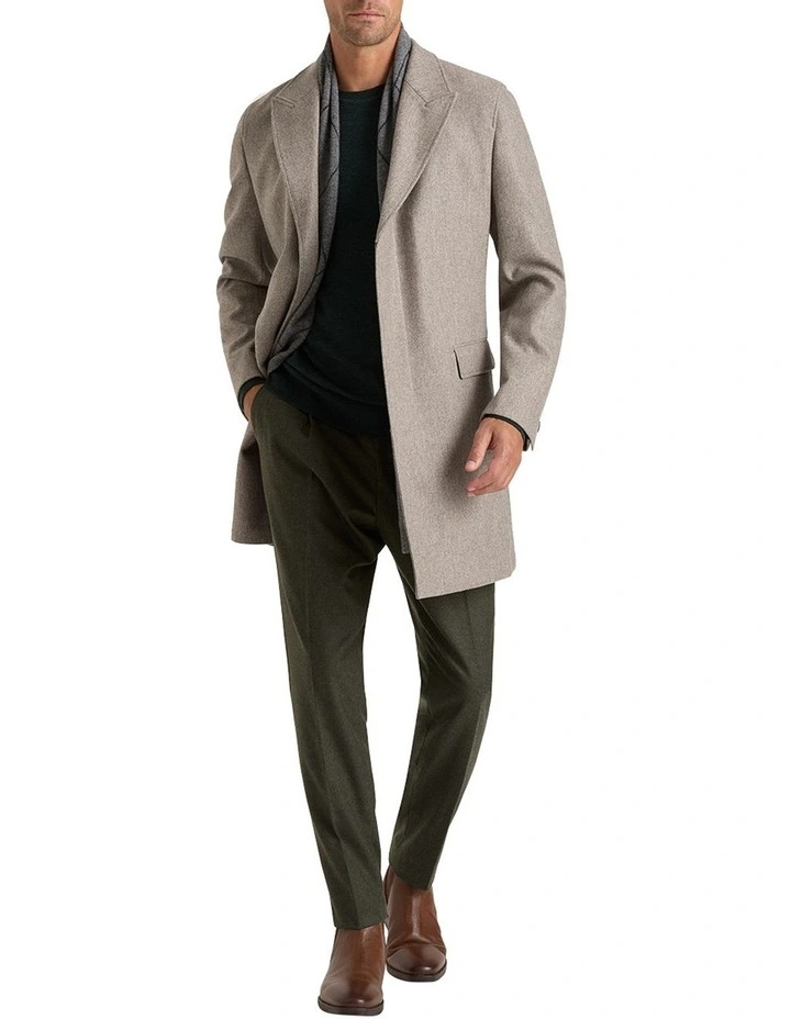 Montagu Coat in Camel image 2