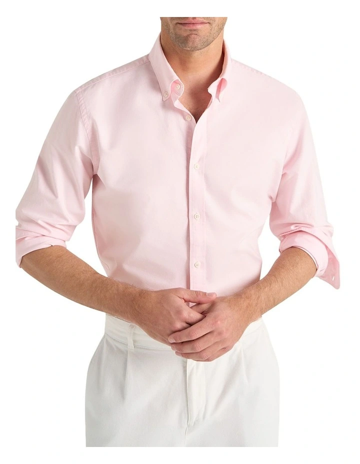 Princeton Oxford Shirt in Pink image 1