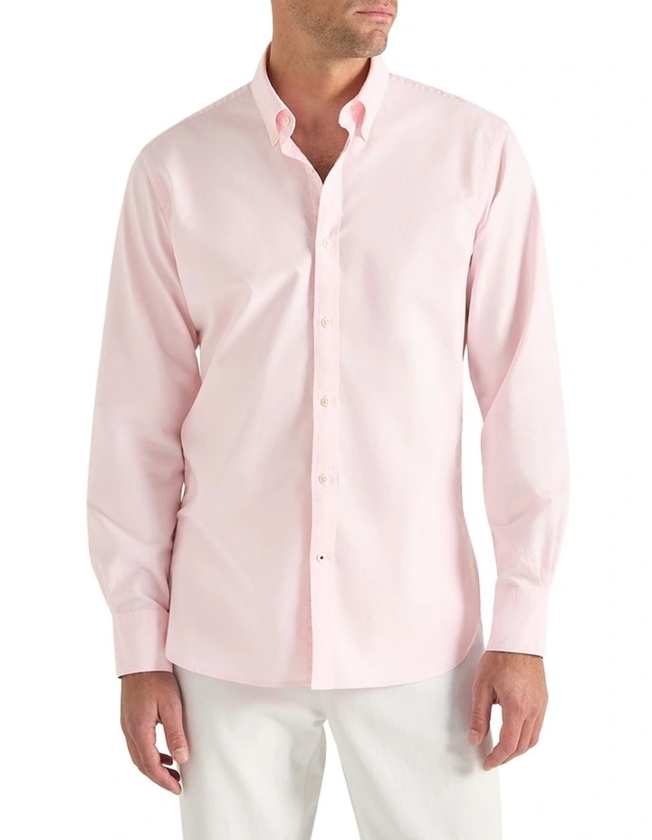 Princeton Oxford Shirt in Pink image 3