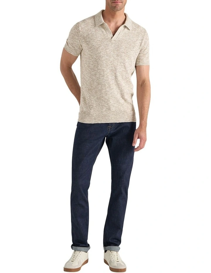 Strummer Polo in Sand Melange image 5