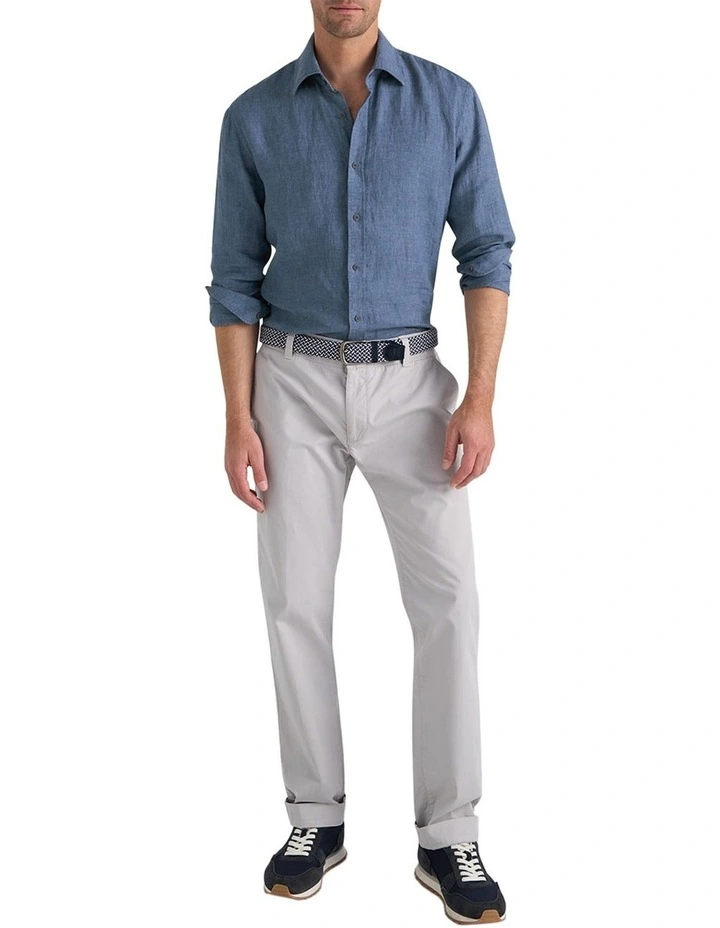 Bradfield Linen Shirt in Coastal Indigo image 5