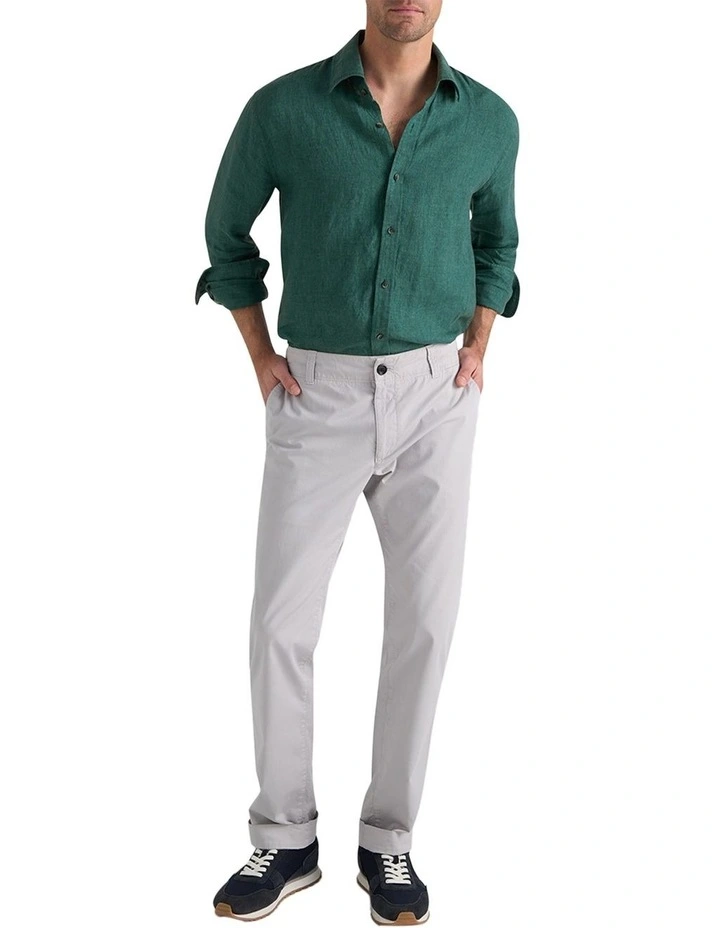 Bradfield Linen Shirt in Coastal Pine image 5