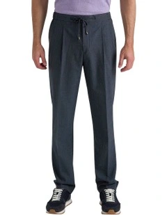Brazza Drawstring Trouser In Navy