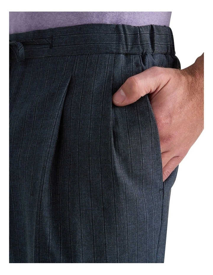Brazza Drawstring Trouser In Navy image 4