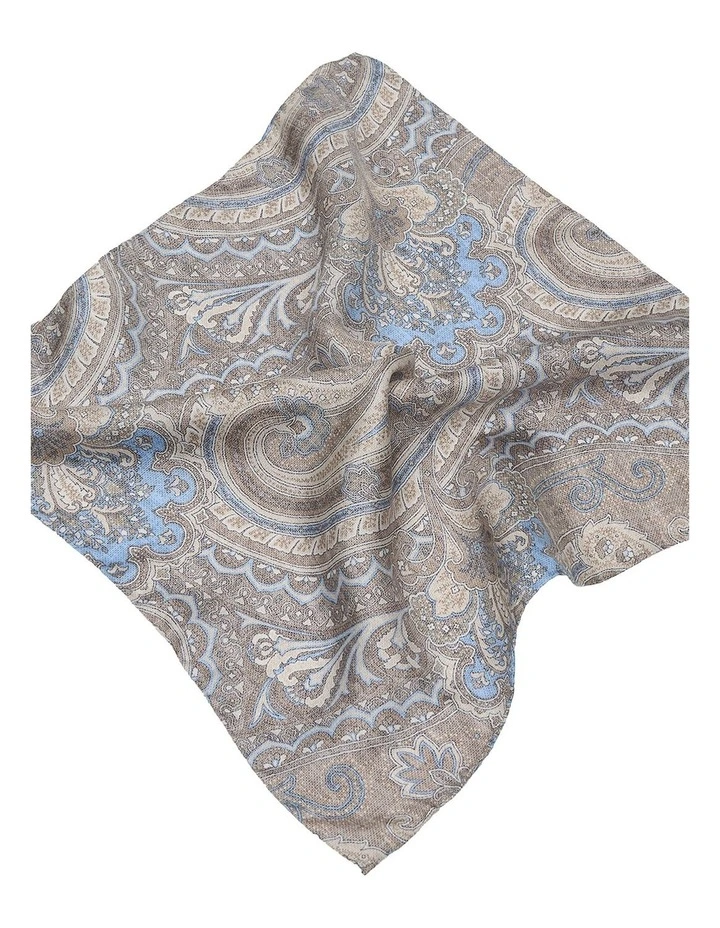 Ruscio Pocket Square in Light Brown image 3