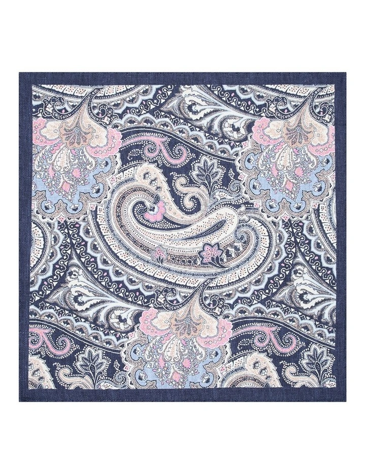 Ruscio Pocket Square in Navy image 1