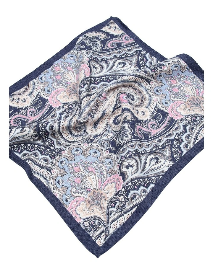 Ruscio Pocket Square in Navy image 2