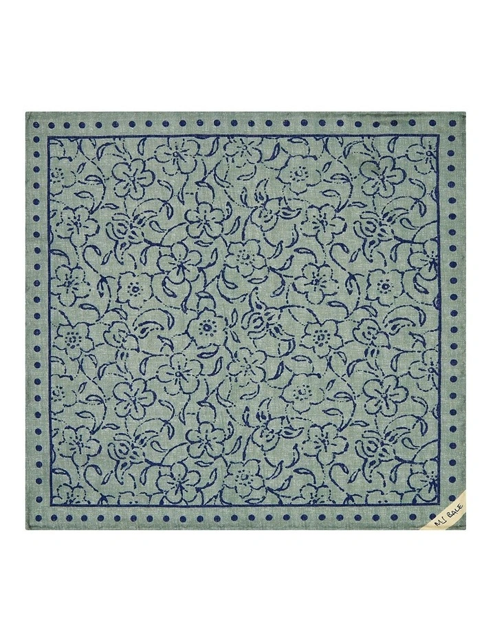 Volterra Pocket Square In Seagrass image 1