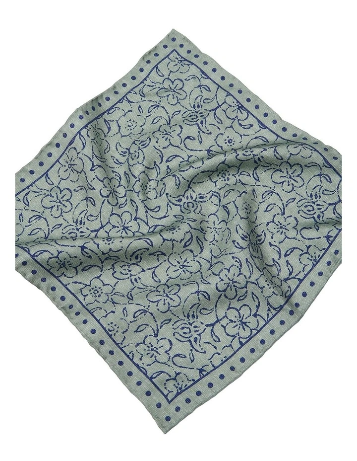 Volterra Pocket Square In Seagrass image 2