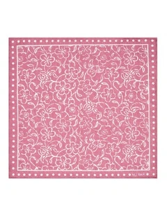 Volterra Pocket Square In Soft Cherry