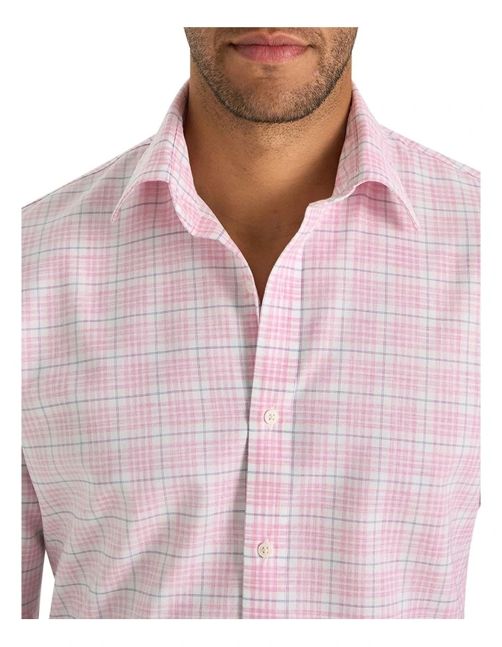 Austin Check Shirt in Pink image 4