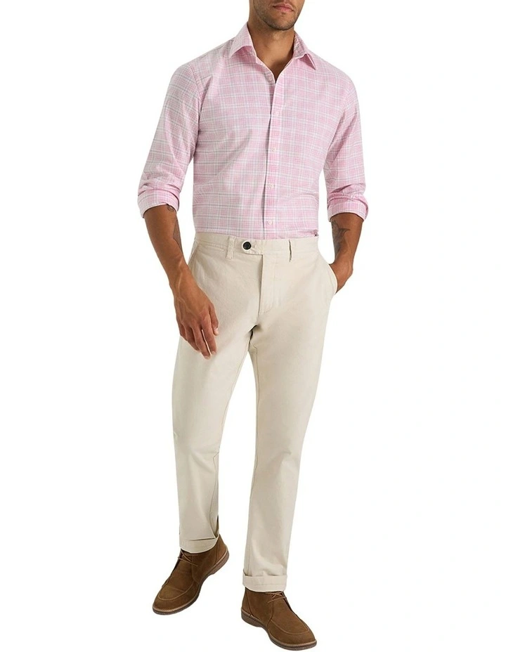 Austin Check Shirt in Pink image 5