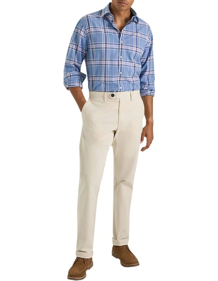 Belmore Long Sleeve Shirt in Blue image 5