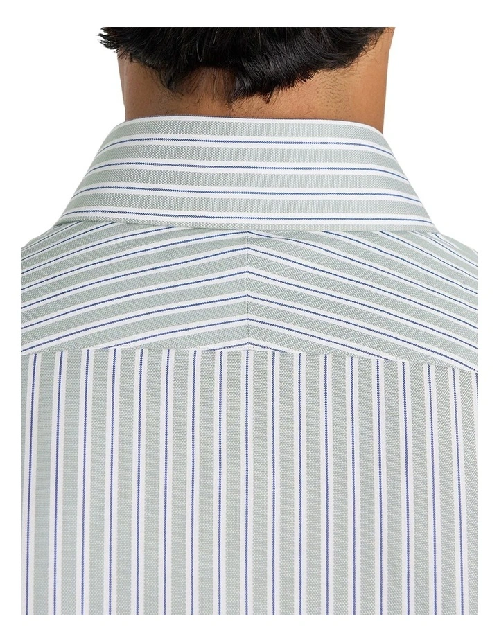 Bowen Shirt in Light Seagrass Navy image 3