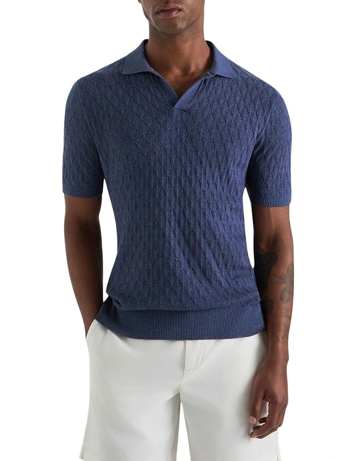 Brodie Polo in Indigo image 4