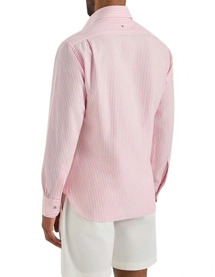 Martelly Stripe Shirt in Rivera Pink image 4
