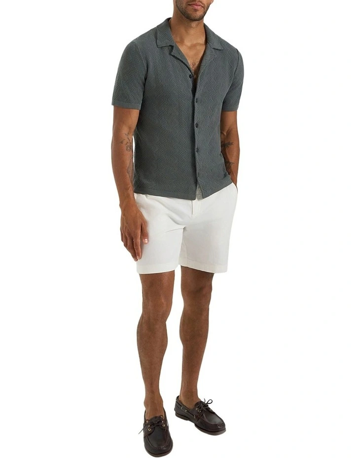 Paz Knit Shirt in Dark Sage image 5