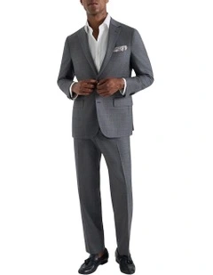 Roman Jacket In Grey Blue