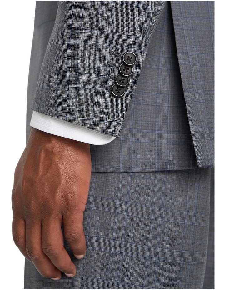 Roman Jacket In Grey Blue image 6