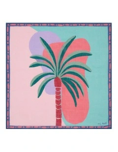 San Juan Pocket Square in Pink/Aqua