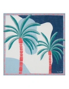San Juan Pocket Square in Sky Navy